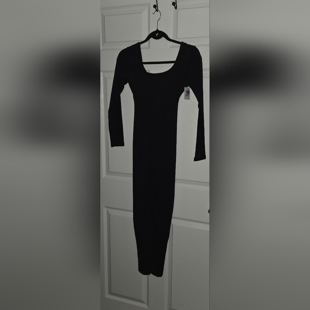 Jenni Elegant Black Long Sleeve Jumpsuit